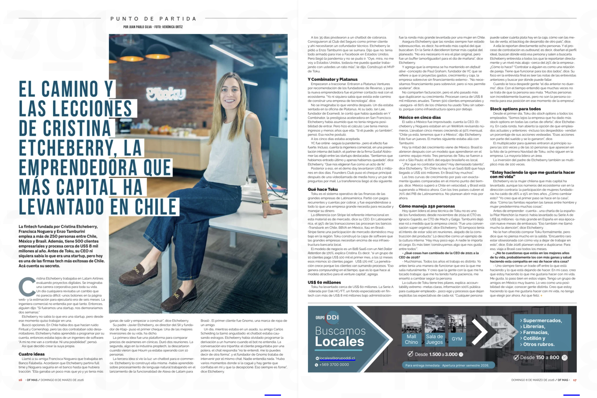 DF MAS: El camino y las lecciones de Cristina Etcheberry